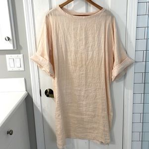 Simple linen dress